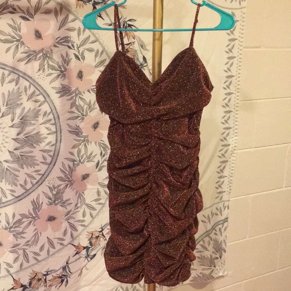 Ruched Bodycon Mini Dress NWT